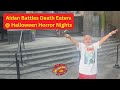 Aidan of House Gryffindor battles the Death Eaters in Diagon Alley at Halloween Horror Nights #hhn