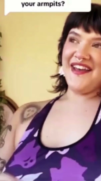 🔥 Mpit Girl Shows Off Hairy Armpits Proudly | Natural & Bold Look #HairyWomen #Shorts
