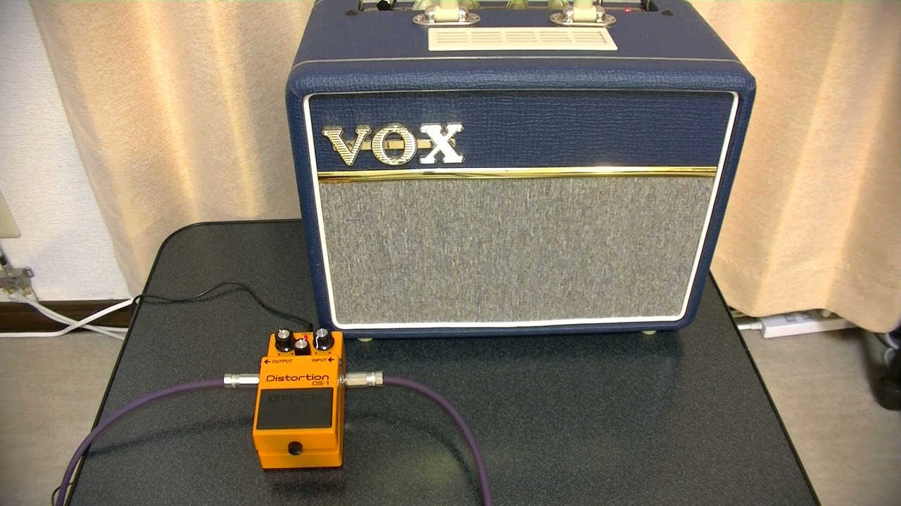 BOSS DS-1 Distortion & VOX AC4C1 mini