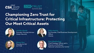 Celebrity Zero Trust for Critical Infrastructure: Protecting Our Most Critical Assets | Zero Trust Summit 2023 Profile