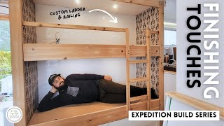 Finishing Touches! DIY Custom Railing & Ladder in Our Expedition Truck