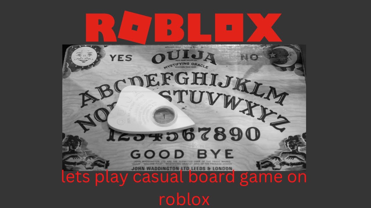 Roblox Ouija Board YouTube 