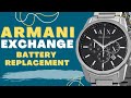 Armani exchange battery replacement  diy