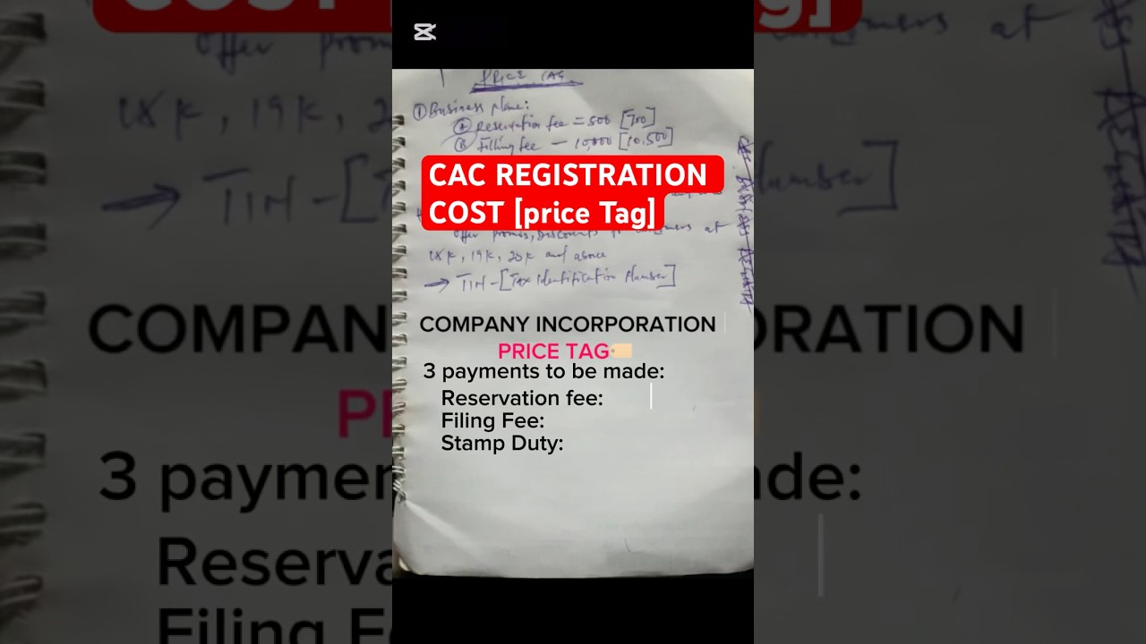 Business Registration Cost in Nigeria 
