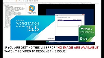 Windows Server Setup on VMWare - "No Images are available" resolved, watch the complete video
