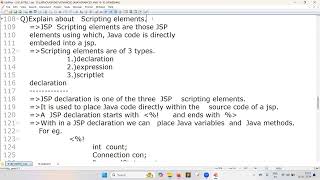 24. JSP SCRIPTING ELEMENTS By LN Rao | 26-NOV-24 | Ashok IT
