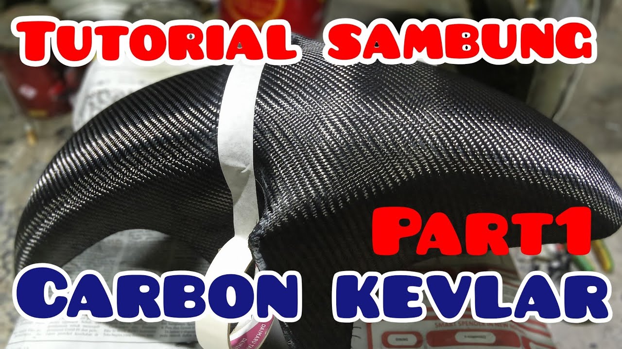 tutorial cara potong sambung carbon kevlar part1 YouTube