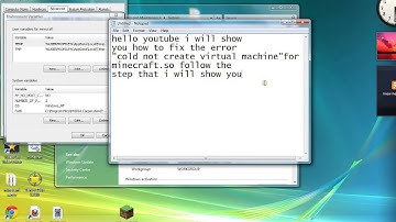 how to fix minecraft start up error "java could not create the vitural machine