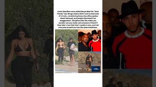 Lewis Hamilton &amp; Kanye West 😳 Friendship Talk Sparks Loyalty Debate #fyp #ytshorts #fypage