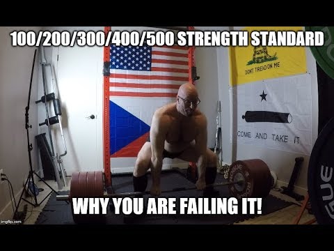 athletenschmiede Failing to reach my big five strength standards is KILLING your gains!