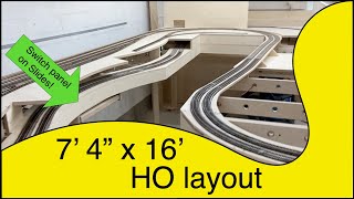 7’ 4” x 15' 10” HO layout