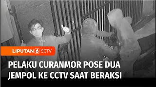 Komplotan Pelaku Curanmor Narsis Depan CCTV saat Beraksi, Gasak Dua Motor | Liputan 6