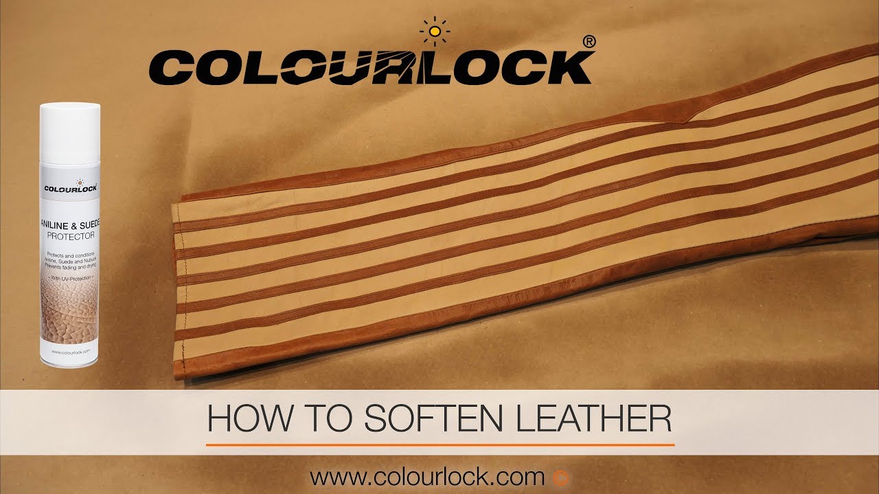 How To Soften Leather Youtube