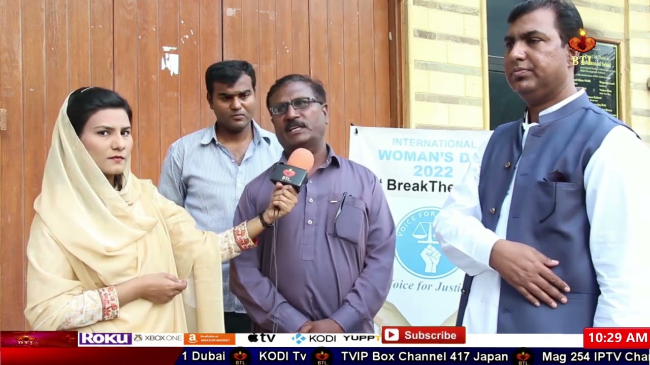 Press Conference on Women's Day by Voice for Justice