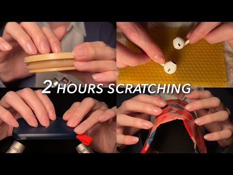 ASMR Best Scratching Collection😌2 Hours (No Talking)