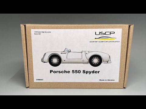 CMC M-004 Porsche 550 Spyderシリアルタグ付　撮影開封 CMC M-004 Porsche 550 Spyderシリアルタグ付 撮影開封
