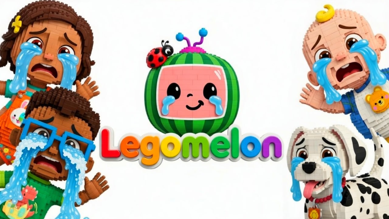 Cocomelon Outro Logo JJ, Nina and Cody Lego Bricks Crying Sponsored By Preview 2 Effects