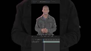 Quick Tutorial Fake Rim Light in Adobe After Effects #ae #vfxcompositing