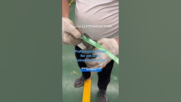 Testing for pet straps from my pet strap extrusion line #machine #extruder #extrudermachine #strap