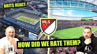 British Reactions To Future MLS Stadiums! (One Stunned Us)