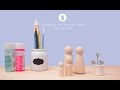 Lille Huset Painting Peg Dolls Series Video 01 - Doll Hair Lille Huset Painting Peg Dolls Series Video 01 - Doll Hair