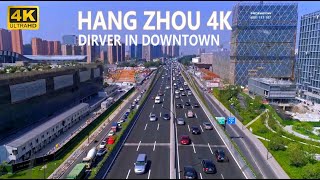 Driving Downtown Hangzhou | Classic Streets  | China | 浙江 | 杭州