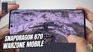 Xiaomi 12X Test Game Call Of Duty Warzone Mobile 2024 | Snapdragon 870 5G