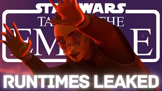 Star Wars Tales of the Empire Episodes Runtimes Leaked!