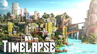 Minecraft Timelapse | Color Divercity - City by the Bay