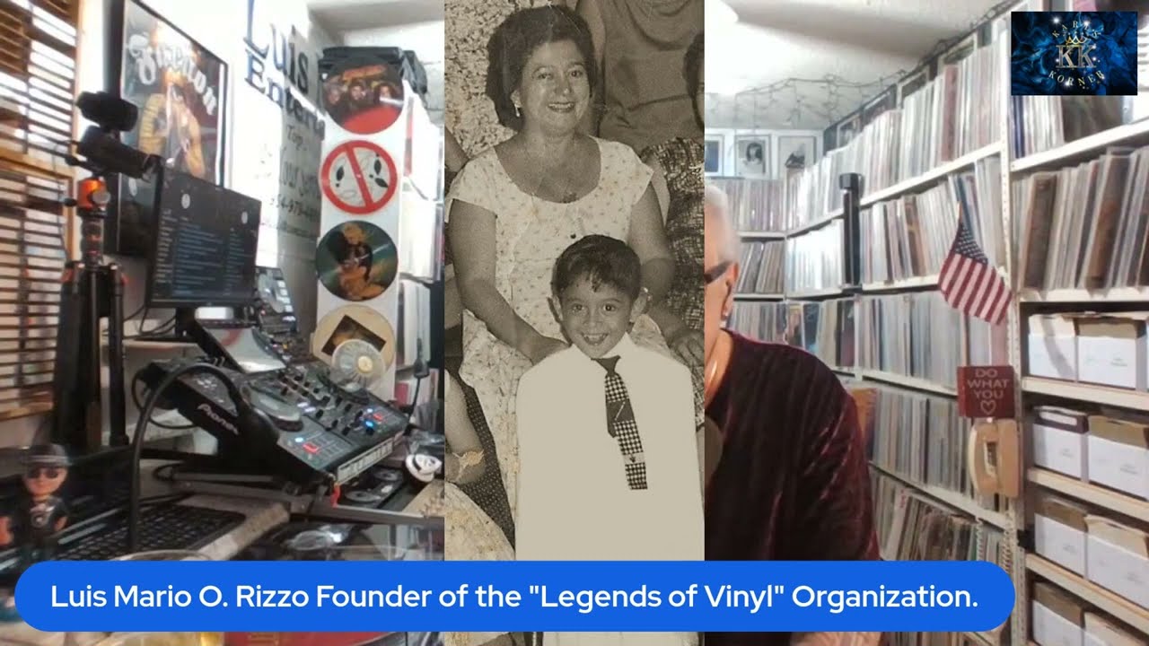 Luis Mario O  Rizzo Founder of the  Legends of Vinyl  Organization