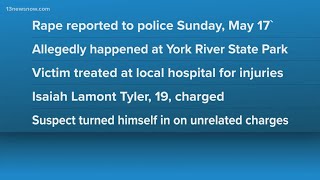 Richmond man charged with rape, strangulation of James City County woman
