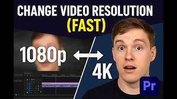 How to Change Video Resolution in Premiere Pro (1080p to 4k and Vice Versa)