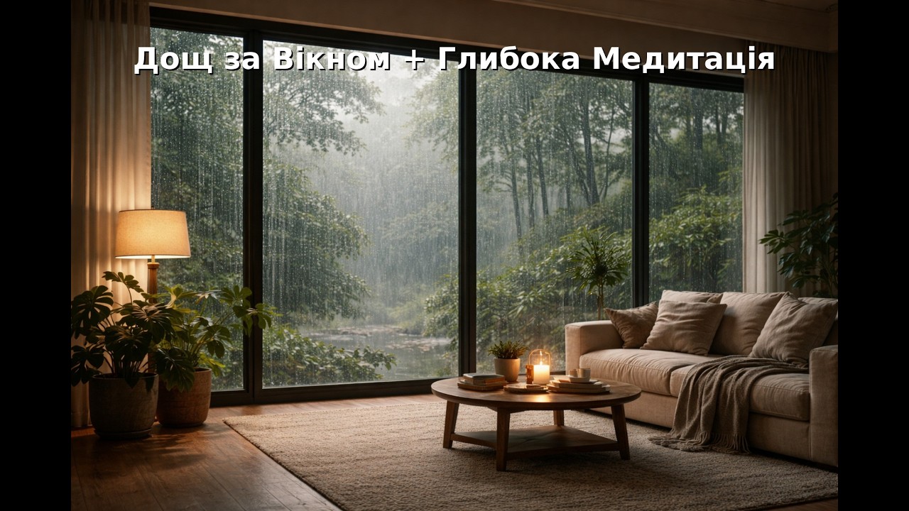99% Людей Засинають за 5 Хвилин 😴 Дощ за Вікном + Глибока Медитація