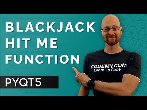 Blackjack Hitme - PyQt5 GUI Thursdays #50