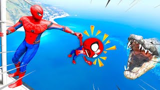 HOMEM ARANHA DERROUBOU TODAS AS NAMORADAS DO PREDIO no GTA 5