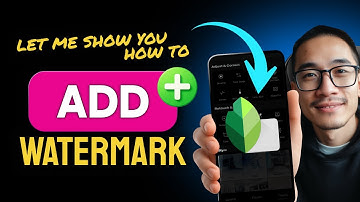 How to ADD WATERMARK in Snapseed (Step by Step) 2025