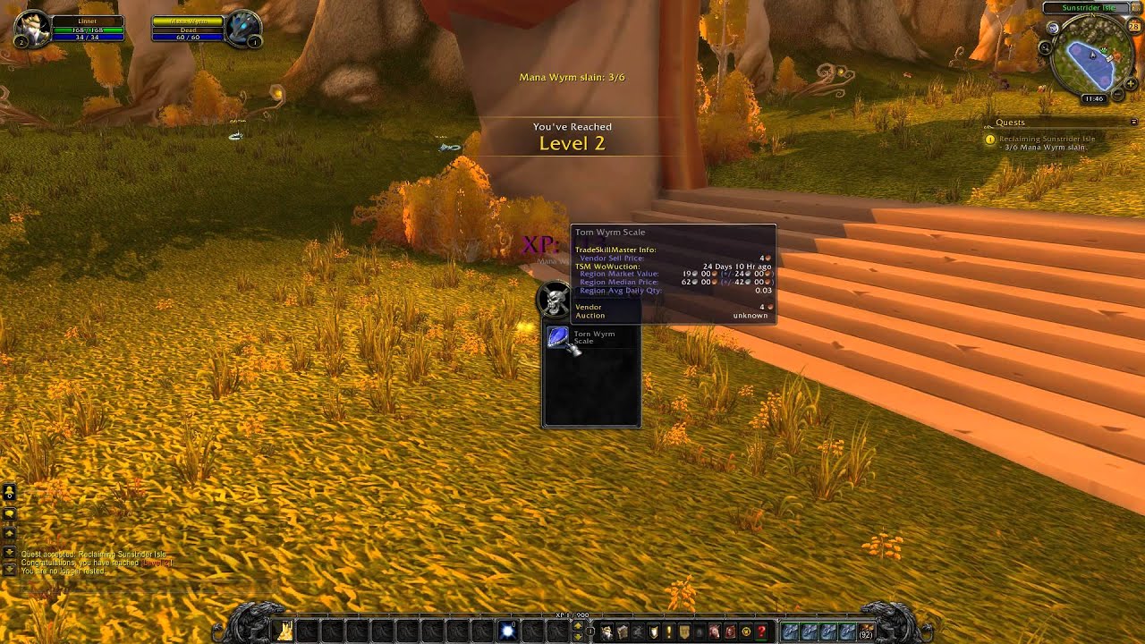 Reclaiming Sunstrider Isle Quest Playthrough - Eversong Woods