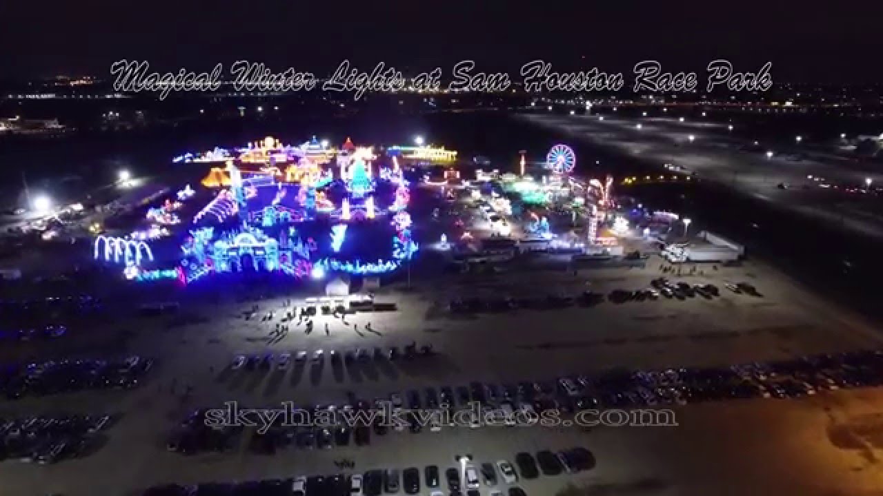 Night Houston Aerial Christmas Lights 2015 YouTube