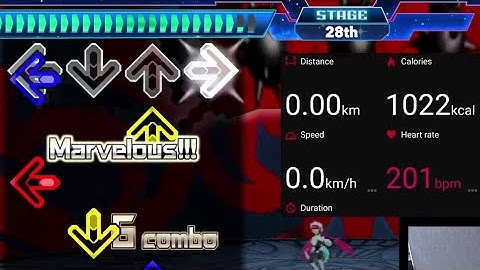 [SM5/DDR] Level 15-18 Practise (with HR & Kcal)