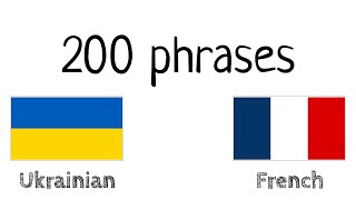 200 phrases - Ukrainien - Français