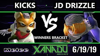 S@X 307 SSBM - Kicks (Fox) Vs. JD Drizzle (Sheik) Smash Melee Winners Bracket