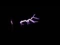 Closeup of Tesla coil sparks from Kaizer SSTC II