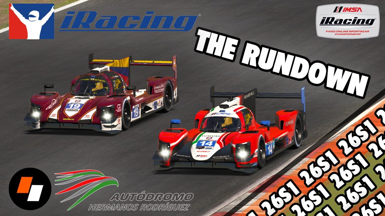 iRacing: Серия IMSA iRacing (фиксированные настройки) - Dallara P217 в Мехико - Краткий обзор [26S1]