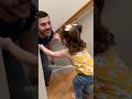 Cutest Baby Reaction When Daddy Comes Home 🤗🥰 #cutebaby #dad #babyshorts