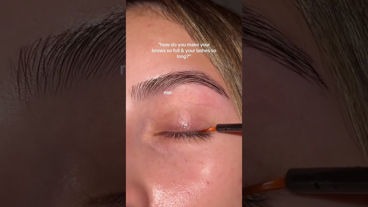 My Brow and Lash Care Routine 🤍✨