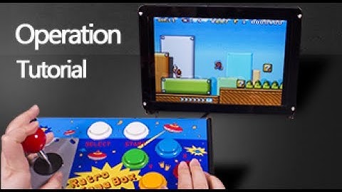 DIY Raspberry Pi Retro Game Box Gamepad Assembly Tutorial (Arcade Button + Joystick )