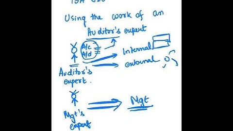 Using the work of an auditor’s expert :Conceptual understanding