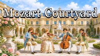Morning Mozart Style in a Rose Courtyard | Classical Music for Reading & Coffee screenshot 5