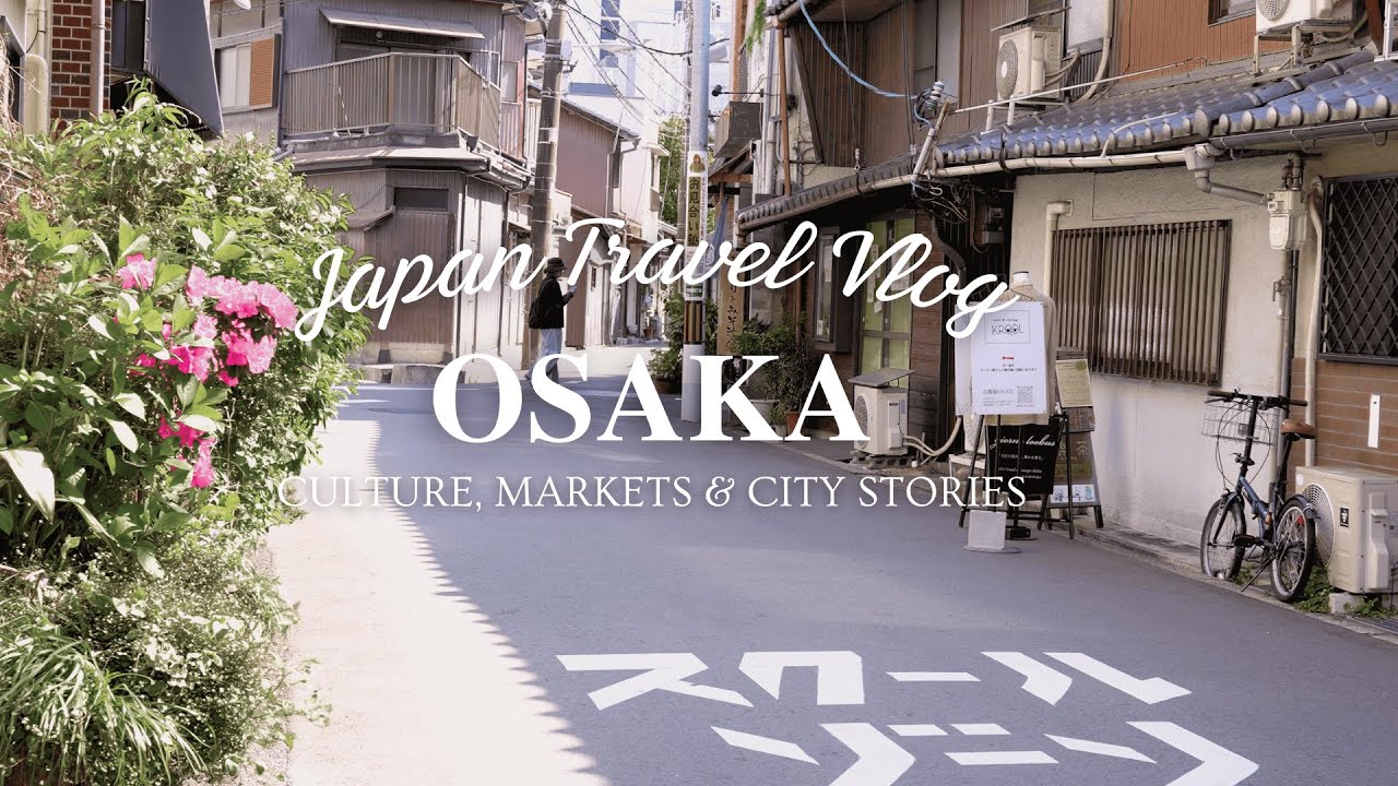 Japan Travel Diaries 🇯🇵 | Osaka City Lights, Wild Streets & Hidden Gems 🏮🏯✨