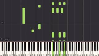 Jinny - Keep Warm (Full Length Mix) piano tutorial and MIDI download (124bpm)